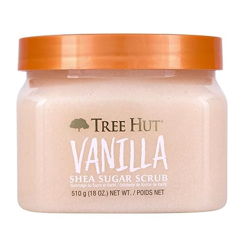 Tree Hut Vanilla Shea Sugar Exfoliating & Hydrating Body Scrub, 18 oz - Vanilla