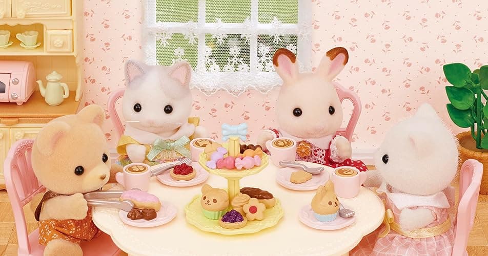 EPOCH PS Sylvanian Families Furniture Sweets Party Set, Mosquito - 426, Multicolor thumbnail 5