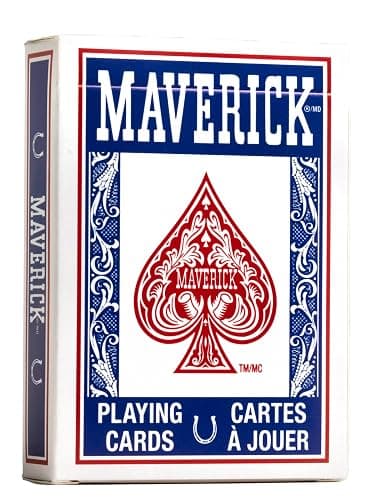 Maverick Playing Cards 12 Pack, Standard Index, Red and Blue Decks, Bulk Playing Cards for Poker, Card Games, and Family Game Night thumbnail 4