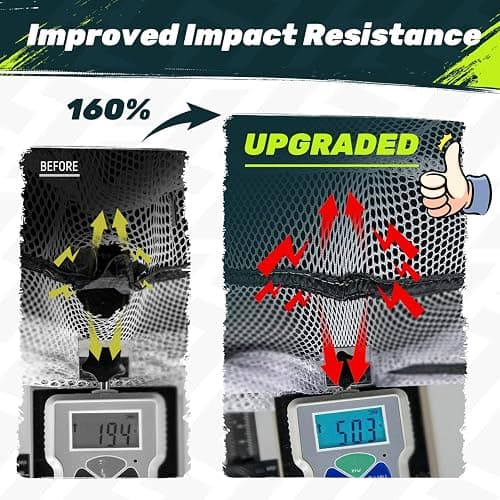 SAPLIZE Ultra-Stable Golf Practice Net with Noise-Reducing Target Cloth, Hitting Mat, Tees, Balls and Sand bags thumbnail 2