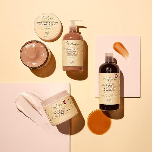 SheaMoisture Jamaican Black Castor Oil Strengthen & Restore Leave-In Conditioner no silicones or sulphates for chemically processed, heat-styled or natural hair 431 ml thumbnail 7