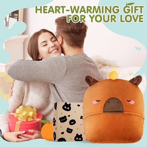 Mewaii Ultimate Softness Capybara Wearable Blanket Hoodie – Expertly Designed for American Body,Full Coverage with Easy Movement,Oversized Warm and Cozy Flannel Blanket,Capybara Gift for Adult thumbnail 8