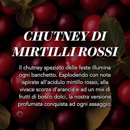 Yankee Candle Scented Candle | Candela in giara grande della Chutney di Mirtilli Rossi | Candele a lunga combustione: fino a 150 ore | Regali di Natale perfetti per le donne thumbnail 4