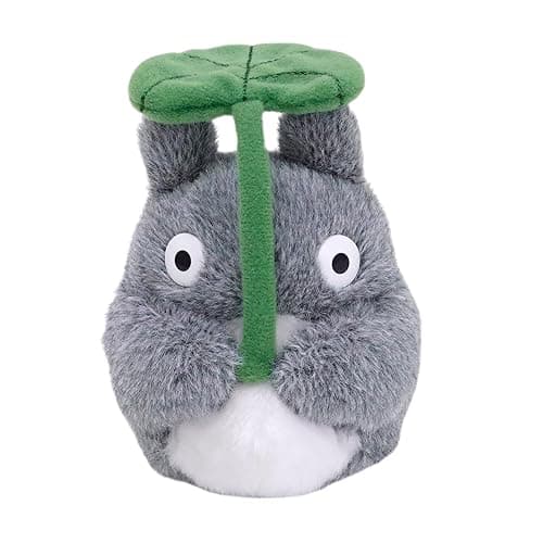 Studio Ghibli - My Neighbor Totoro - 5" Totoro with Leaf Beanbag, Studio Ghibli Plush - Image 1
