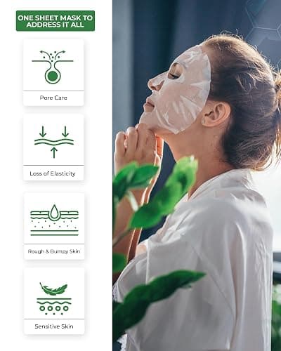 CENTELLIAN 24 Madeca Mask (Pore Tightening, 20pc) - Face Mask Sheet for Pore Minimizing, Sebum Control with Centella Asiatica, TECA, Niacinamide. Korean Skin Care for Men Women by Dongkook thumbnail 4