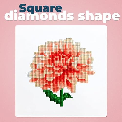 LuwoArte 16 Pack Diamond Painting Kits for Adults – Flower Garden-Themed Diamond Art Kits – Full Drill DIY Paint Gem Art for Adults – 5D Diamond Painting Kit – Relaxing Craft for Home Wall Décor thumbnail 7