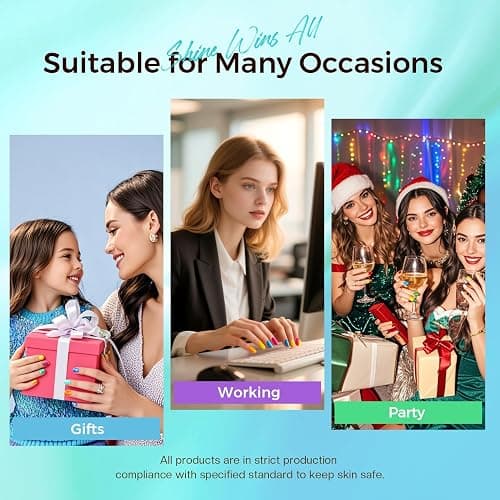 Morovan Bright Nail Polish Set:15 Color Quick Dry Long Lasting Gift Set | 0.27oz Rainbow Toenail Polish Pack Regular Set Fingernail Lacquer Kit Bulk for Women thumbnail 8