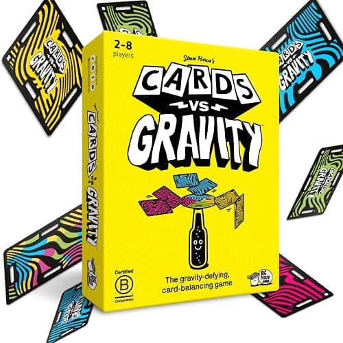 Big Potato Cards vs Gravity: Ultimate Stacking & Balancing Card Game | Waterproof Board Game for Family Fun, Holidays & Game Nights | 2-4 Players - Image 1