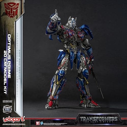 YOLOPARK Transformers: The Last Knight Optimus Prime with Upgraded Weaponry,Highly Articulated 7.87 Inch Transformers Action Figure for Ages 15 and Up,No Converting thumbnail 5