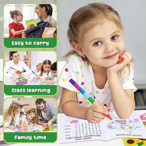 BenLouis 72pcs Mini Activity Books Bulk Kids Birthday Classroom(Classic) | Small activity books, party favors for kids, goodie bags stuffers, return gifts for birthday, classroom travel prizes thumbnail 5