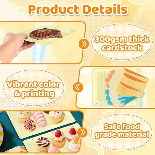 OuMuaMua 50Pcs Back to School Notebook Plates with Pencil Napkins First Day of School Party Supplies Disposable Decorative Paper Plates for Graduation Preschool Kindergarten Table Decor, Serves 25 thumbnail 4