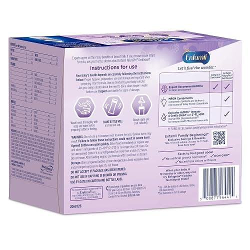 Enfamil NeuroPro Gentlease Ready-to-Feed with Smaller Proteins for Easy Digestion, Brain Supporting DHA,Baby Formula for easing Fussiness, Crying, Gas, Spit-up in 24hrs, 2 Fl Oz, 48 Bottles thumbnail 12