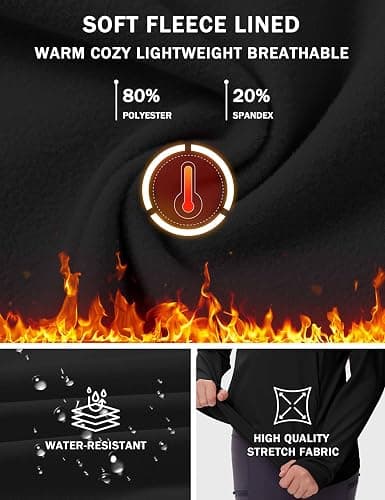 MoFiz Girls Long Sleeve Equestrian Riding Shirt Soft Thermal Half Zip Fleece Lined Jacket for Winter Horseback Riding Kids thumbnail 6