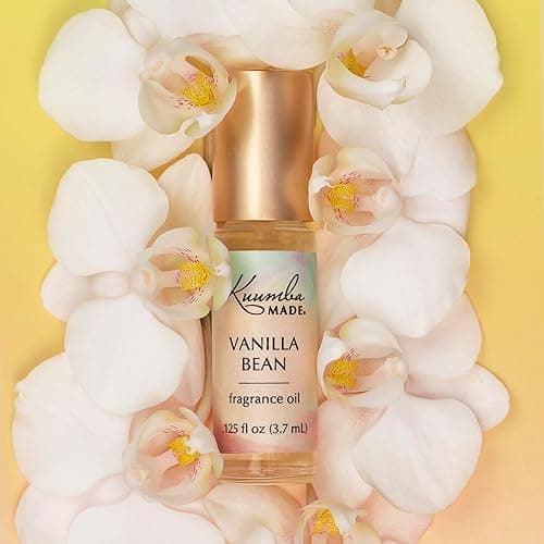 Kuumba Made Vanilla Bean Fragrance Oil Roll-On 0.125 fl oz (3.7ml) | Rollerball Perfume | Alcohol Free - Vanilla Bean - 0.13 Fl Oz (Pack of 1) thumbnail 2