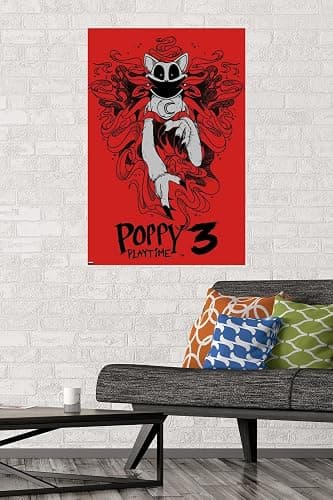 Poppy Playtime: Chapter 3 - Smoke Wall Poster, 34L" x 22.4W", Unframed Version thumbnail 4