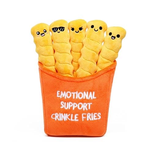 WHAT DO YOU MEME? Emotional Support Crinkle Fries — Plush Fries by Emotional Support Pals - Image 1