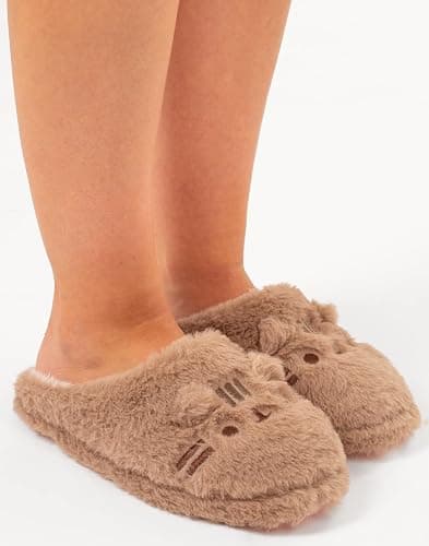 Pusheen Womens Slippers Adults Teens Cat NAH or Plush House Shoes thumbnail 4