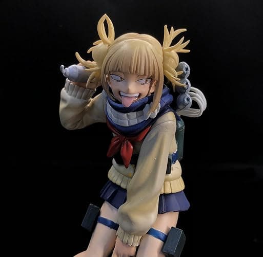 Noowye MHA Toga Himiko Figurine Statue Anime Toga Himiko Action Figurines 15 cm Statue de dessin animé Personnage Modèle PVC Décoration de bureau Ornements thumbnail 2