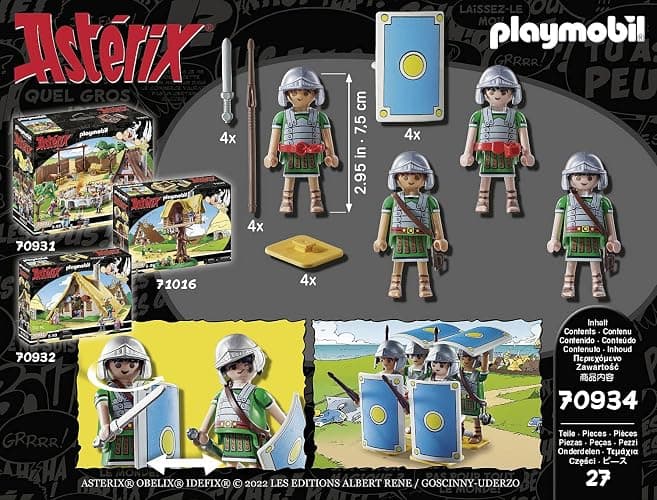 Playmobil collection Asterix and Obelix, Roman troop (70934) thumbnail 4