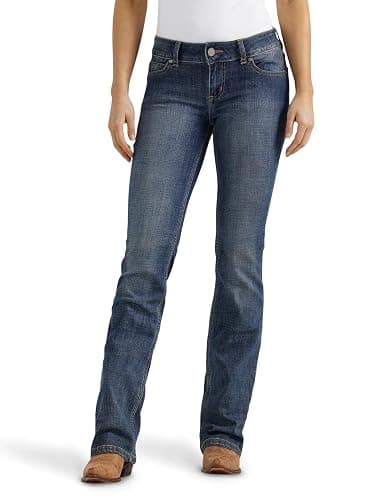 Wrangler Women's Western Mid Rise Stretch Boot Cut Jean - Image 1