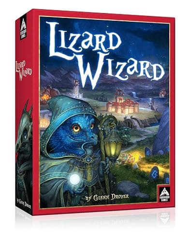 Lizard Wizard Strategy Board Game by Forbidden Games, Ages 10+, 2-6 Players - Image 1