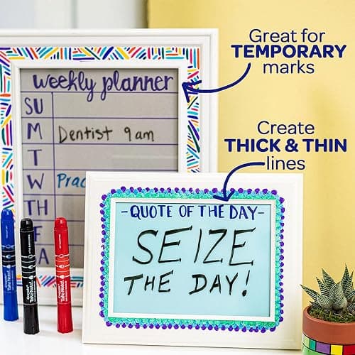 Crayola Take Note Dry Erase Markers for School (12ct) Teacher Supplies, Chisel Tip Whiteboard Markers, Essential Classroom Must Haves, Low Odor thumbnail 3