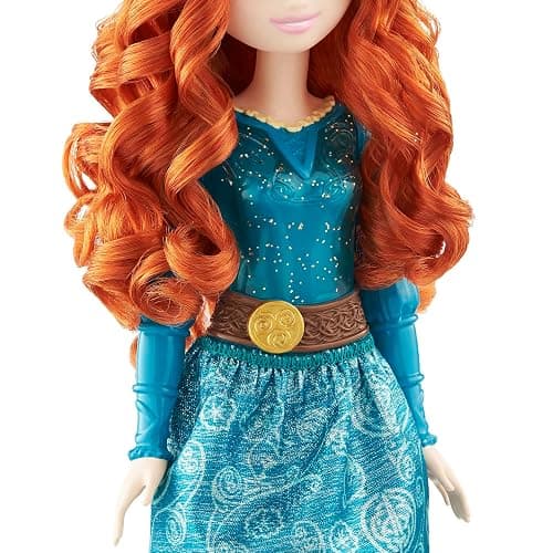 Mattel Disney Princess Merida Fashion Doll in Signature Look | Sparkling Fashion with Removable Skirt, Tiara & Shoes, Posable & Collectible, Inspired by Disney Pixar Brave Movie thumbnail 4