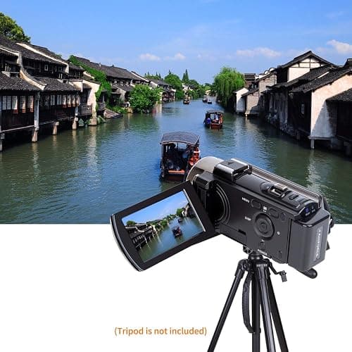kicteck Video Camera Camcorder Digital Camera Recorder Full HD 1080P 15FPS 24MP 3.0 Inch 270 Degree Rotation LCD 16X Zoom Camcorder with 2 Batteries(604s) thumbnail 7
