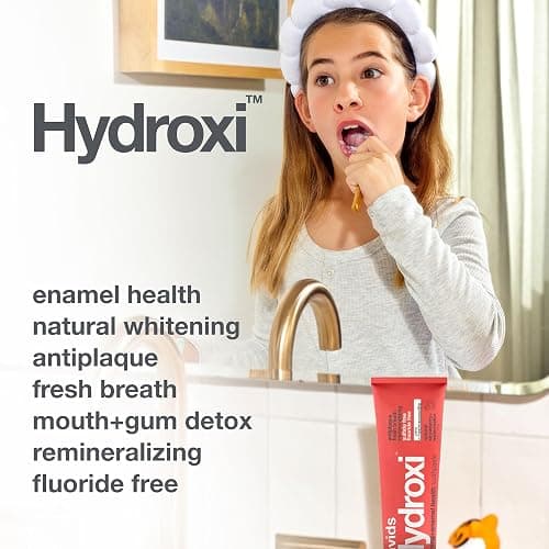Davids Nano Hydroxyapatite Whitening Antiplaque Strawberry Watermelon 4oz | SLS Free, Promotes Enamel Health, Kid-Friendly Flavor, Made in USA, Davids Hydroxi Collection Toothpaste thumbnail 3