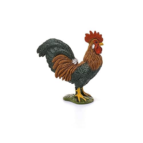 Schleich Farm World, Farm Animal Toys for Boys and Girls, Realistic Bird Toys, Rooster Toy Figurine, Ages 3+ thumbnail 4