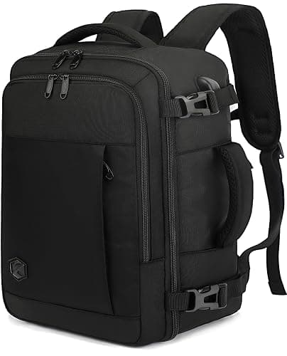 VANKEV für Ryanair Handgepäck 40x20x25 Laptop Rucksack Reiserucksack Klein Handgepäck Tasche Rucksack 14 Zoll Laptop Backpack für Herren Damen Schwarz - Image 1