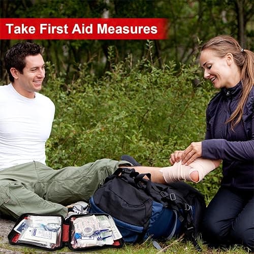 Travel-First Aid-Kit Car-Home 300PCS Survival-Kit Outdoor-Adventure - Small Portable Red Emergency Essential Sets Office Hiking Camping Business Public Must Have First Aid Gear Equipment 1st Aid thumbnail 4