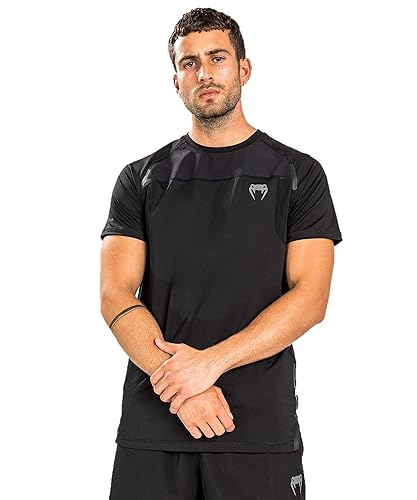 Venum Men's G-fit Air Dry Tech T-Shirt-Black - XL - Black