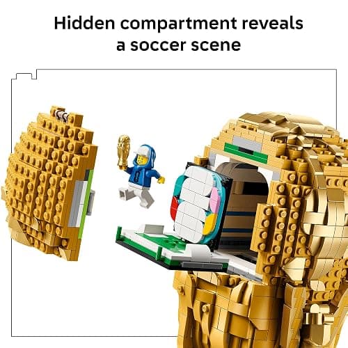 Editions FIFA World Cup Official Trophy Building Set, W/World Cup 2026 Minifigure - Gift for Birthdays - 43020 thumbnail 4