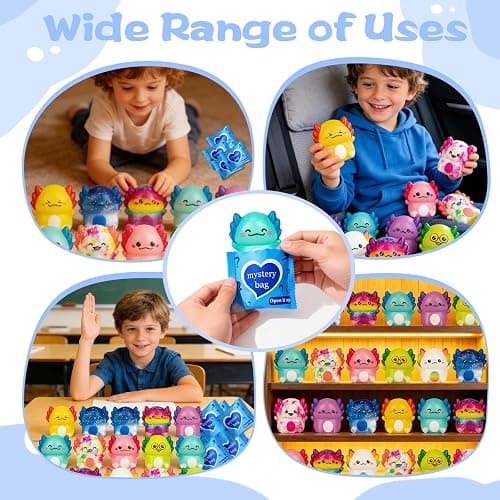 Animal Squishy Toys Mystery Bags for Kids, Slow Rising Foam Animal Squishies Blind Bags, Mini Animal Mystery Box Toys, 20 PCS Party Favors for Classroom Prizes (Little Dragon) thumbnail 6
