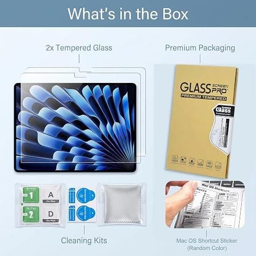 KEANBOLL 2 Pack Tempered Glass Screen Protector for New Apple 2026 MacBook Neo 13 inch (Model: A3404) Laptop with A18 Pro Chip 13-lnch Laptop, 9H Hardness, Anti Scratch, Bubble Free thumbnail 9