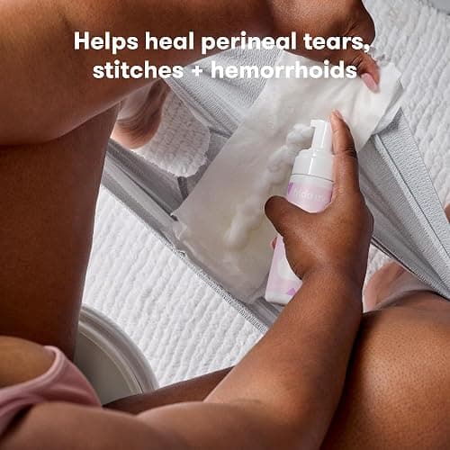 Frida Mom Witch Hazel Perineal Healing Foam for Postpartum Care, Cooling Pain Relief and Hemorrhoid Treatment, 5 Fl Oz thumbnail 4