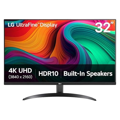 LG 32UR500K-B Ultrafine 32-inch 4K UHD Monitor HDR10, OnScreen Control, Reader Mode, Flicker Safe, Borderless Design, HDMIx2 DisplayPort, Stereo Speaker with Waves MaxxAudio® - Image 1
