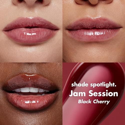 e.l.f. Glow Reviver Lip Oil, Jam Session | Nourishing Tinted Lip Oil For A High-shine Finish, Infused With Jojoba Oil, Vegan & Cruelty-free thumbnail 4