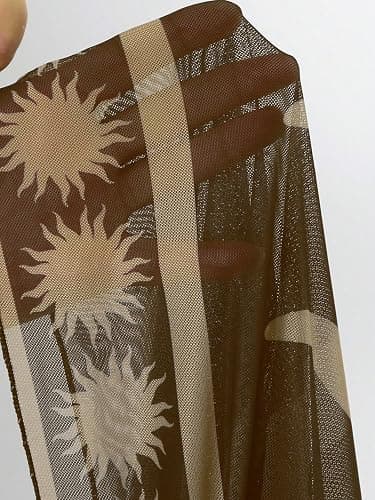 SherryDC One Piece Swimsuit with Cover up Wrap Skirt Sarong Floral Print Plunge V Neck Bathing Suit for Women thumbnail 5