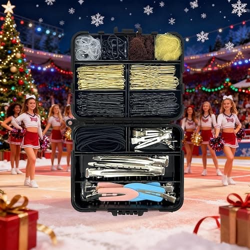 B1jounie YA Hair Accessories Kit, 160Pcs Hair Clips for Women Girls Dance Ballet Cheerleading Travel with Storage Box thumbnail 2