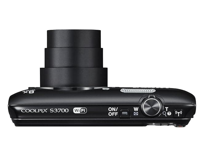 Nikon Digital Camera COOLPIX S3700 Black Optical 8X Zoom 20.05 Million Pixels S3700BK thumbnail 4