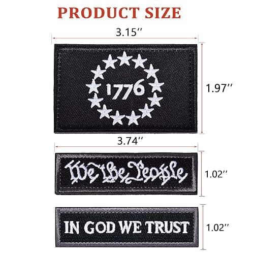 ELLEWIN Tactical Morale Patch Embroidery Patch Military Badge Patch Hook and Loop thumbnail 2