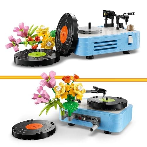 LEGO Creator 3-en-1 Le Tourne-Disque et Ses Fleurs - Jeu de Construction avec Plantes - Se transforme en Radio ou Micro - Jouet sur la Musique pour garçons ou Filles dès 8 Ans - Cadeau Original 31172 thumbnail 3