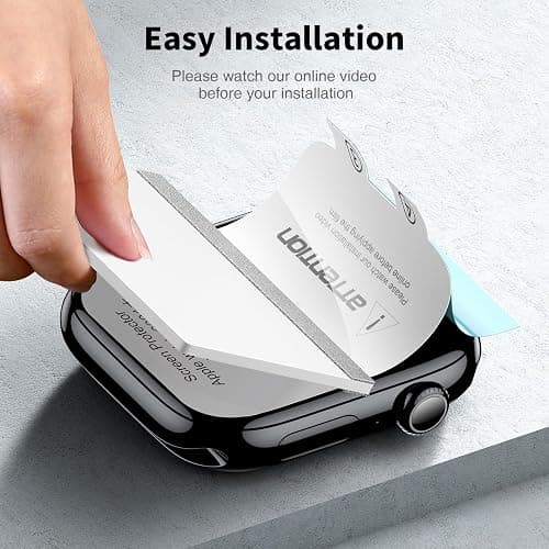 LK 6 Pack for Apple Watch Series 11 Screen Protector 46mm Series 10 [Flexible TPU Not Glass] Self-Healing, Max Coverage, Bubble Free, HD Clear Screen Protector for iWatch S11/S10 46mm, Anti-Scratch thumbnail 7
