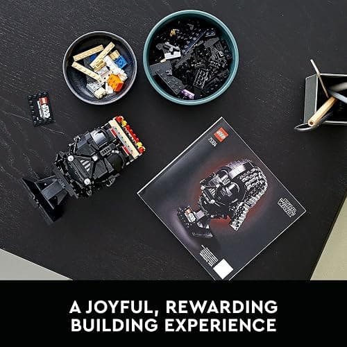 LEGO Star Wars Darth Vader Helmet Building Set for Adults - Collectible Model Kit for Men & Women, Ages 18+ Years - Gifts for Christmas for Men & Women - 75304 thumbnail 6