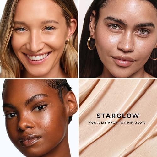 Saie Mini Glowy Super Gel Illuminating Face Makeup Primer, Starglow (.5 oz) | Multipurpose Hydrating Glow Serum Gel with Squalane Oil, Glitter-Free Liquid Highlighter, Non-Comedogenic Skincare Makeup thumbnail 5