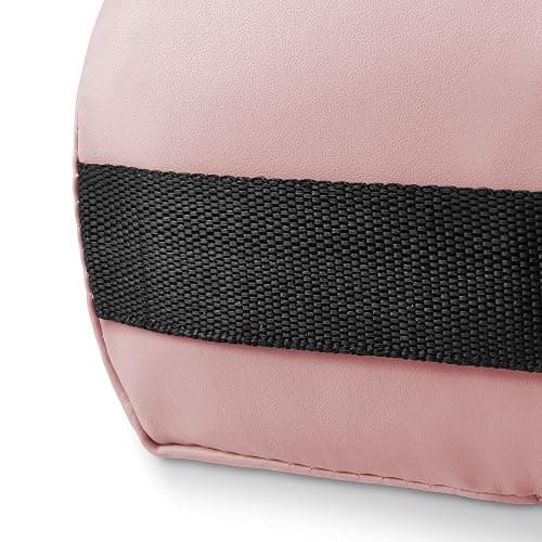 Saloniture 3/4 Round Massage Table Bolster Under-Knee Pillow Pad - 26 x 6 x 4-1/2 Inch - Pink thumbnail 4