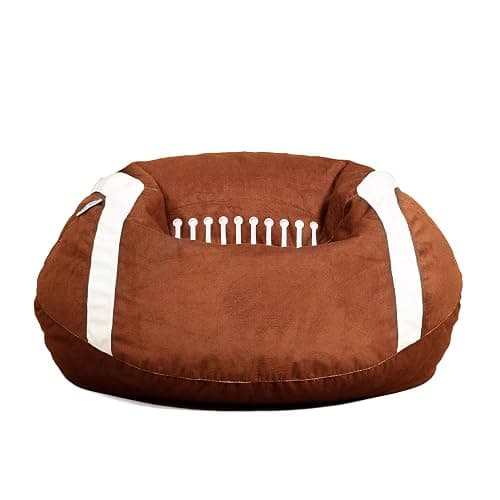 Big Joe Sports Ball Child-Sized Bean Bag Chair, Football Plush, Soft Polyester, 2.5 feet thumbnail 4