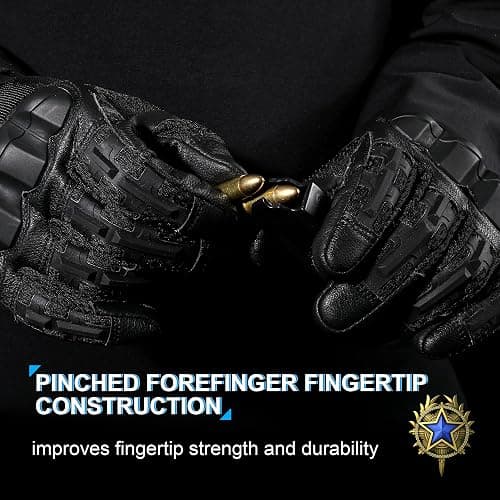 WTACTFUL Rubber Guard Tactical Gloves for Men Touchscreen Airsoft Motorcycle Hunting Outdoor thumbnail 4